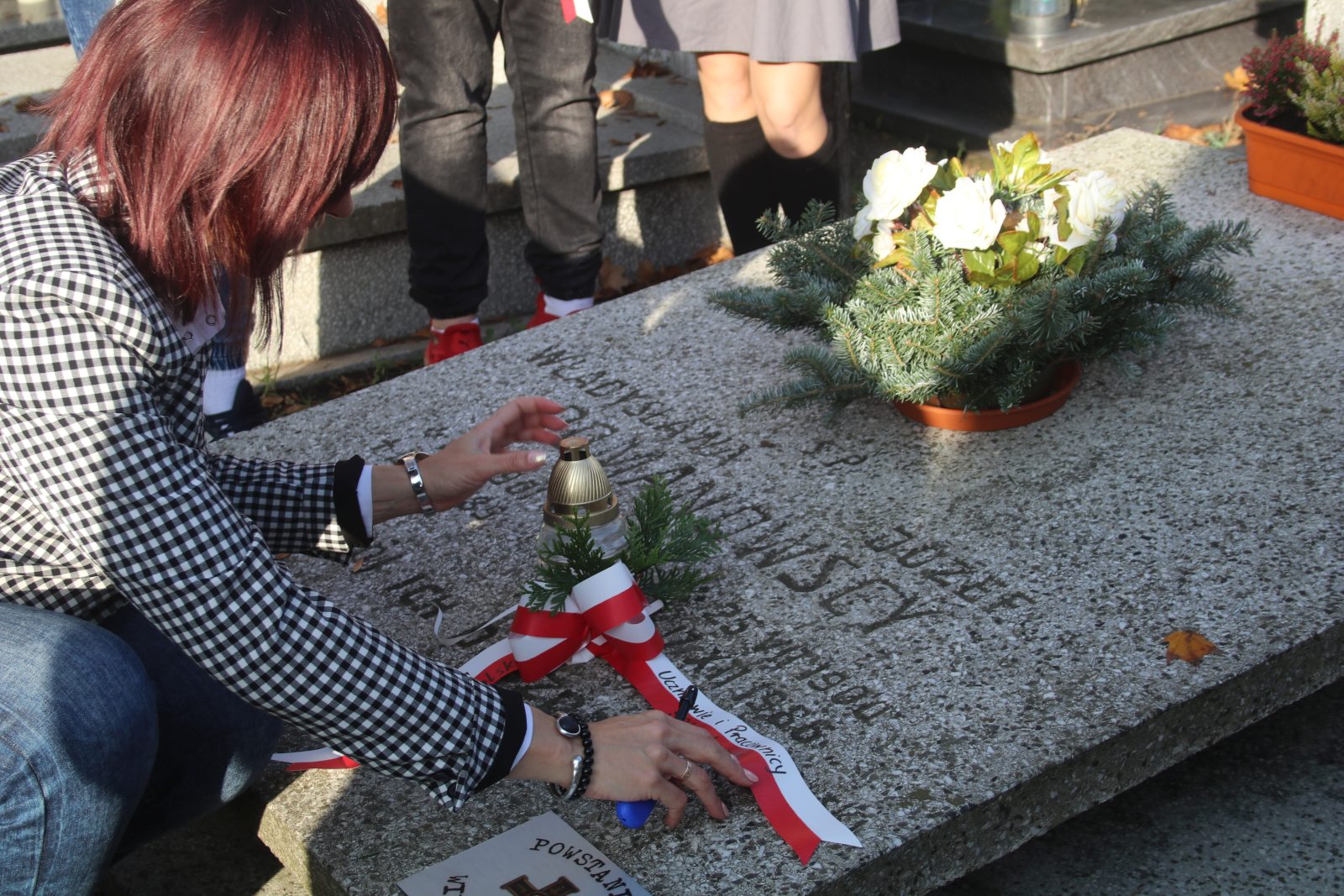 Zapalili znicze na grobach bohaterów Powstania Wielkopolskiego