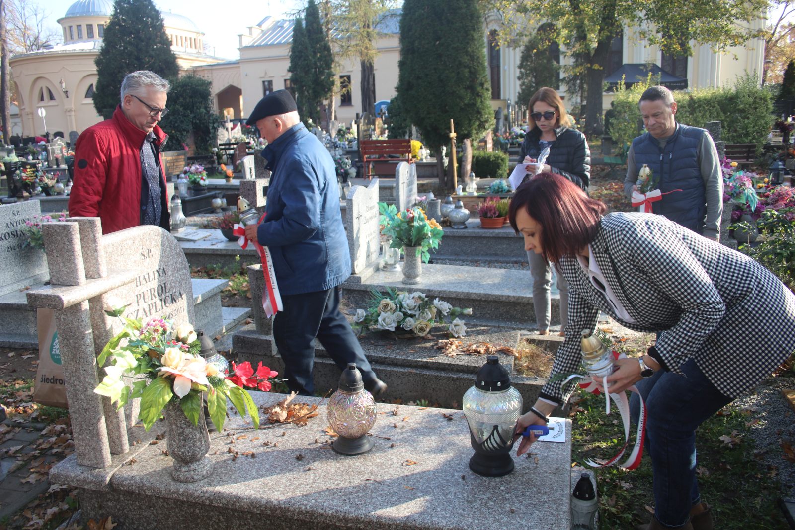 Zapalili znicze na grobach bohaterów Powstania Wielkopolskiego