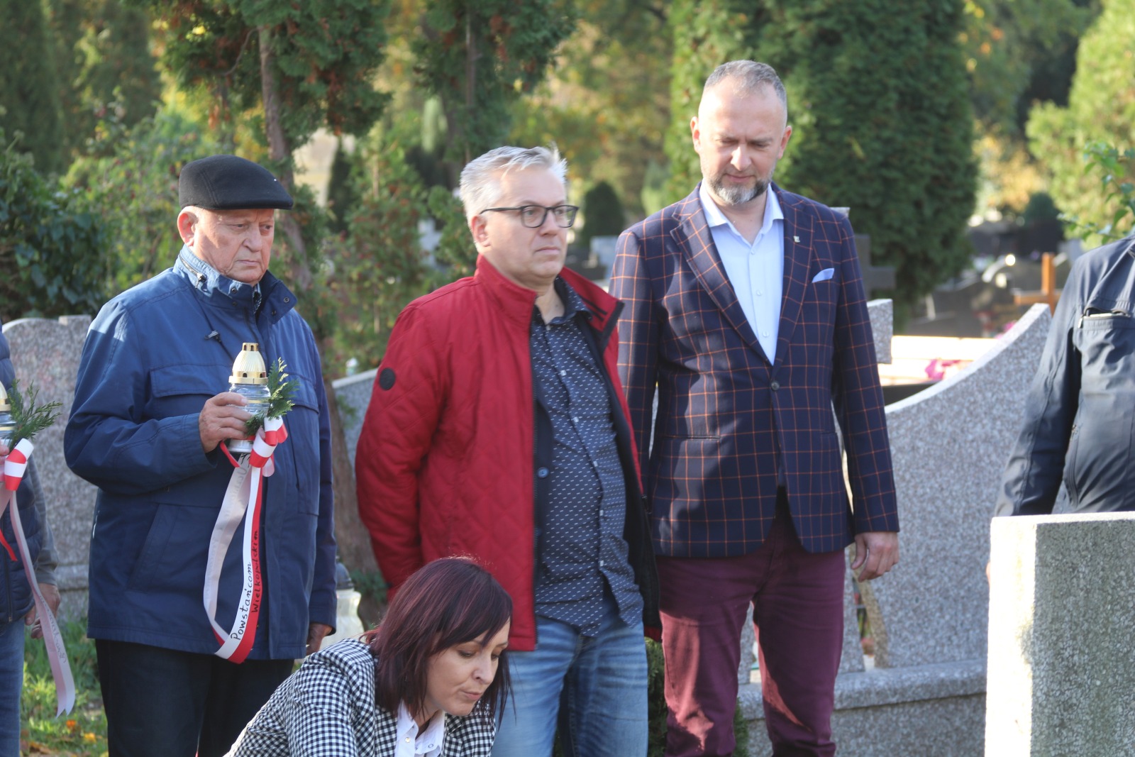 Zapalili znicze na grobach bohaterów Powstania Wielkopolskiego