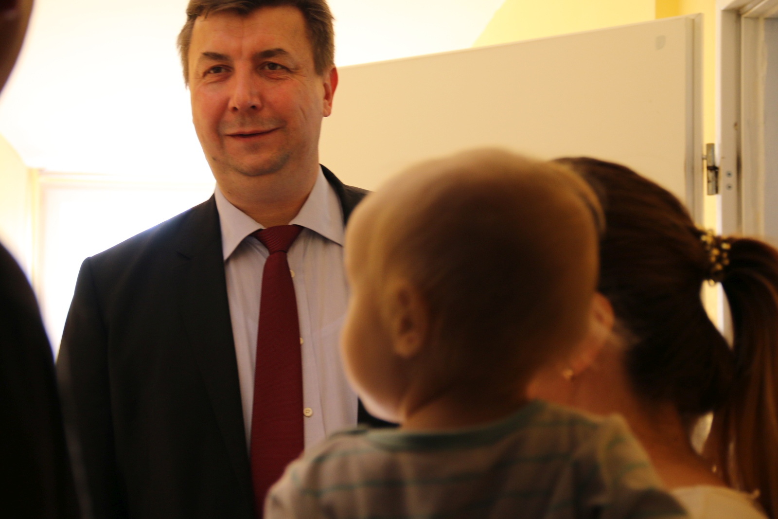 Yurii Tokar spotkał się z uchodźcami wojennymi z Ukrainy