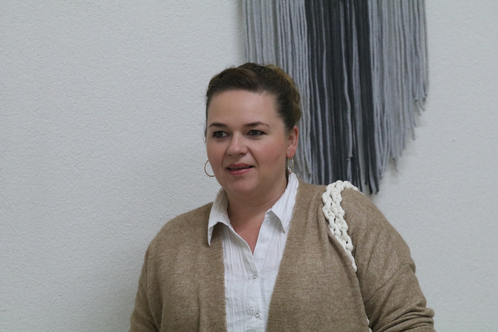 W Domu Kultury Atrium można podziwiać makramy i ceramikę