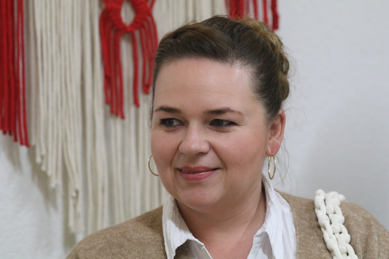 W Domu Kultury Atrium można podziwiać makramy i ceramikę