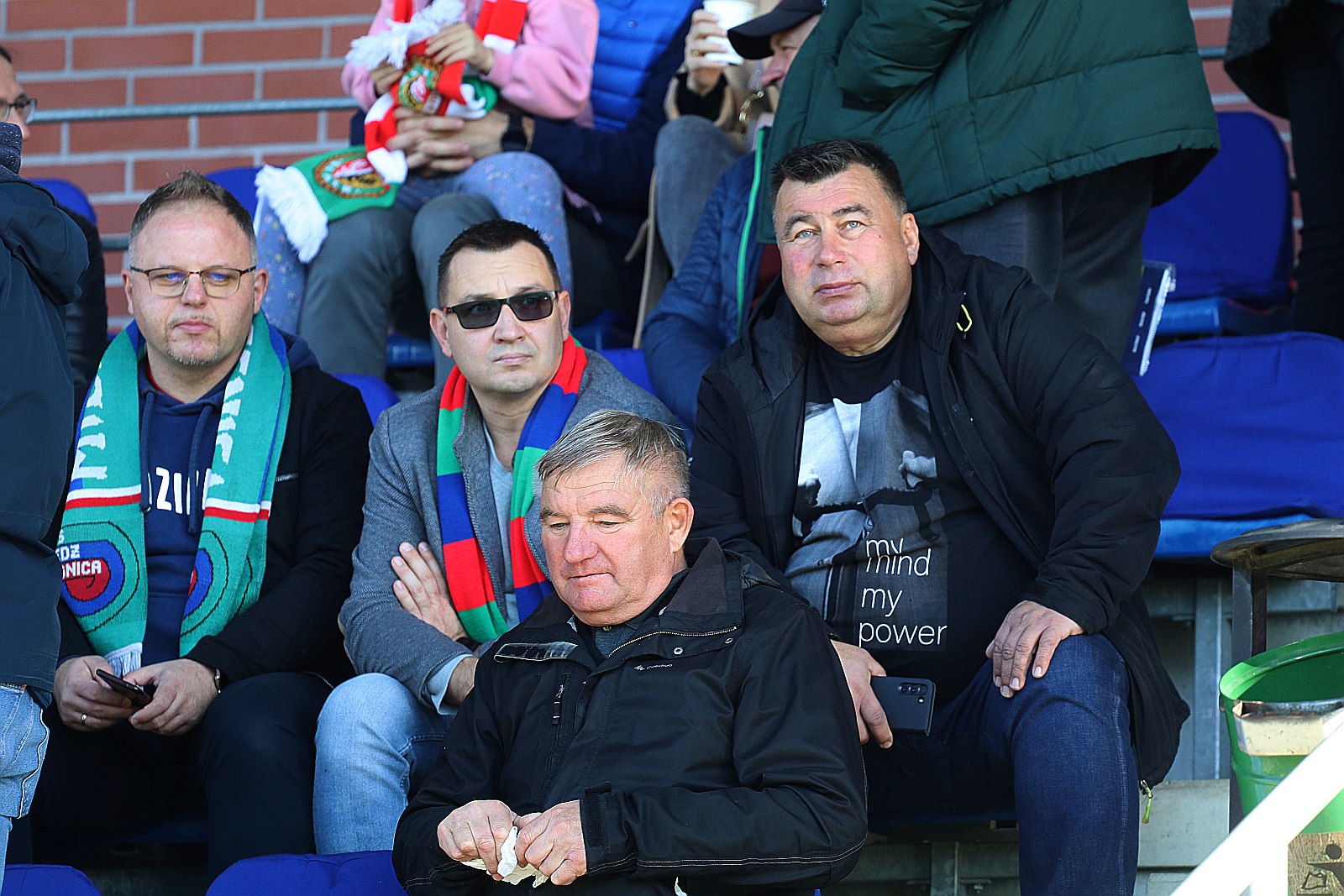 Kibice na meczu Miedź Legnica - Śląsk Wrocław