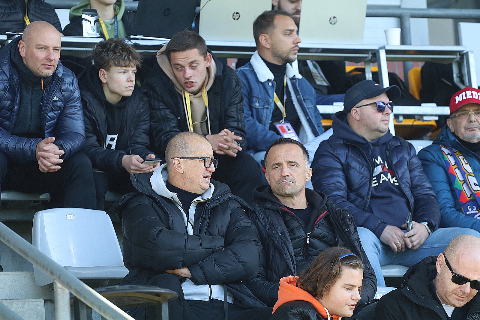 Kibice na meczu Miedź Legnica - Śląsk Wrocław
