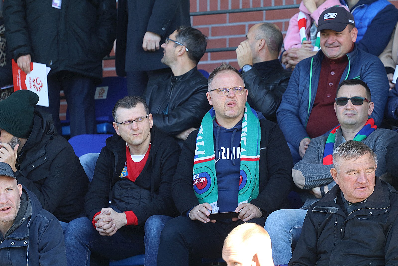 Kibice na meczu Miedź Legnica - Śląsk Wrocław
