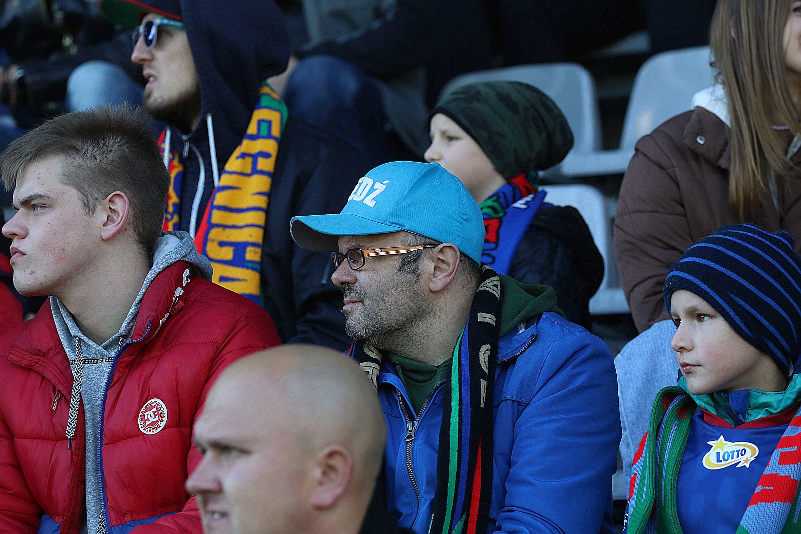 Kibice na meczu Miedź Legnica - Śląsk Wrocław