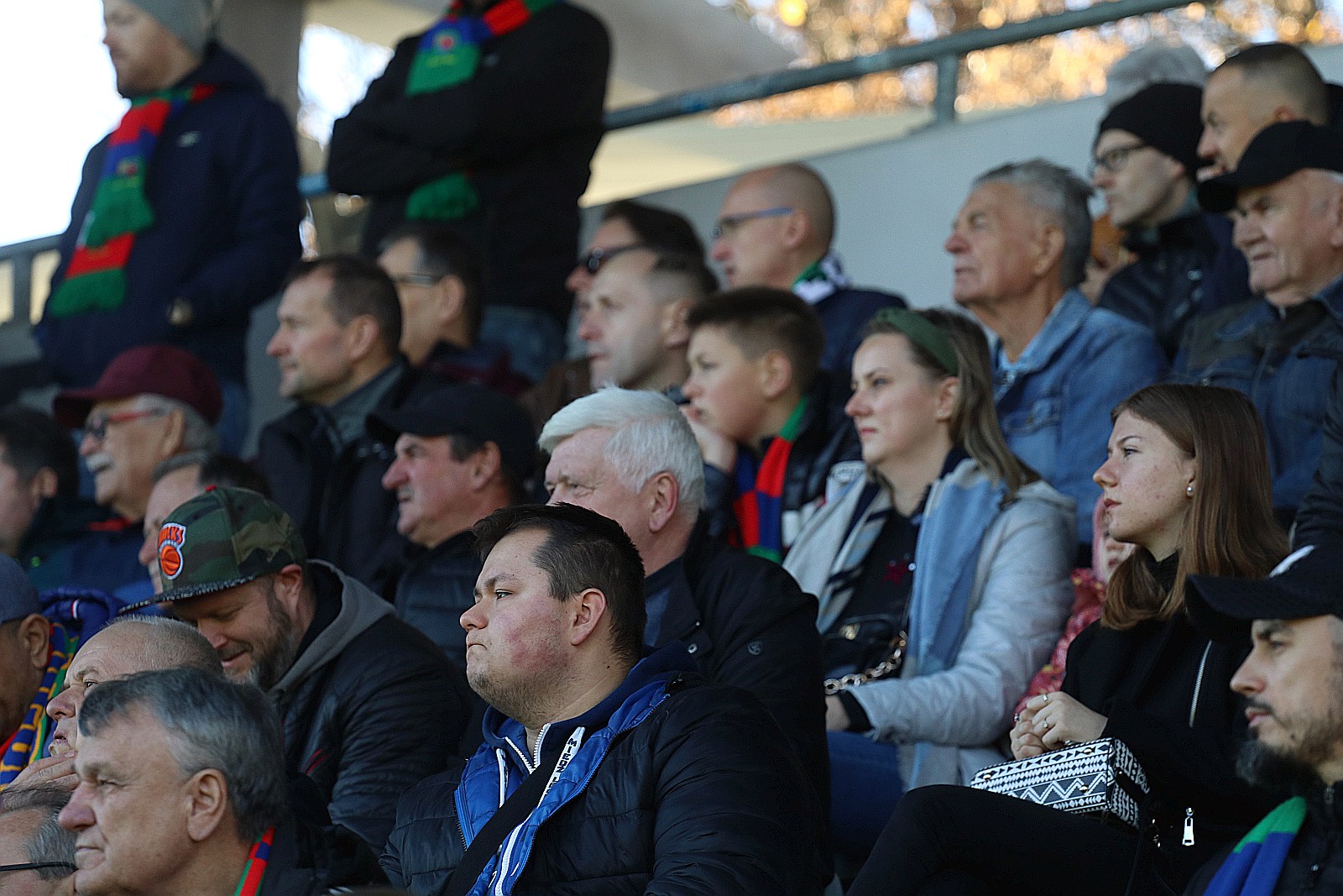 Kibice na meczu Miedź Legnica - Śląsk Wrocław