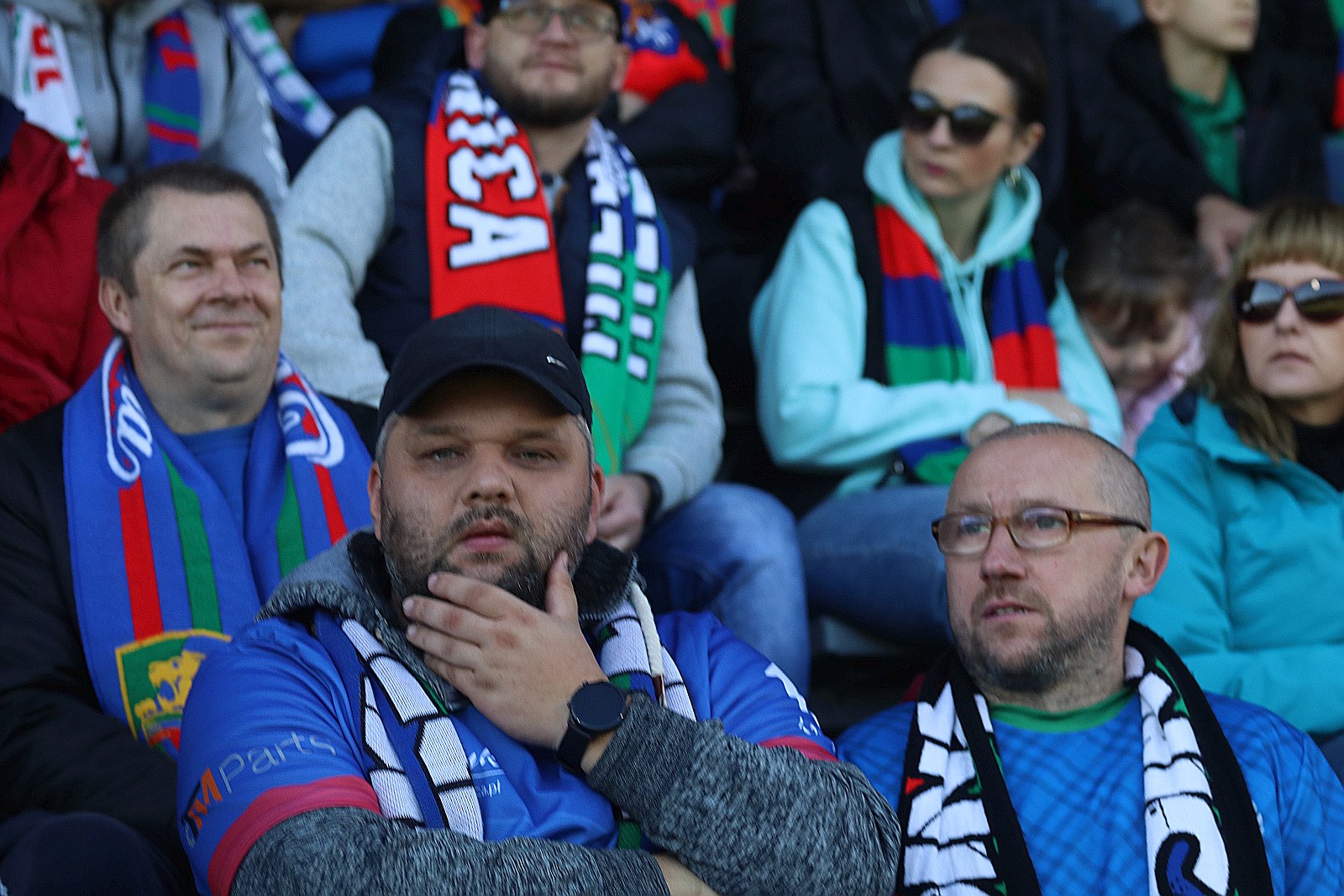 Kibice na meczu Miedź Legnica - Śląsk Wrocław
