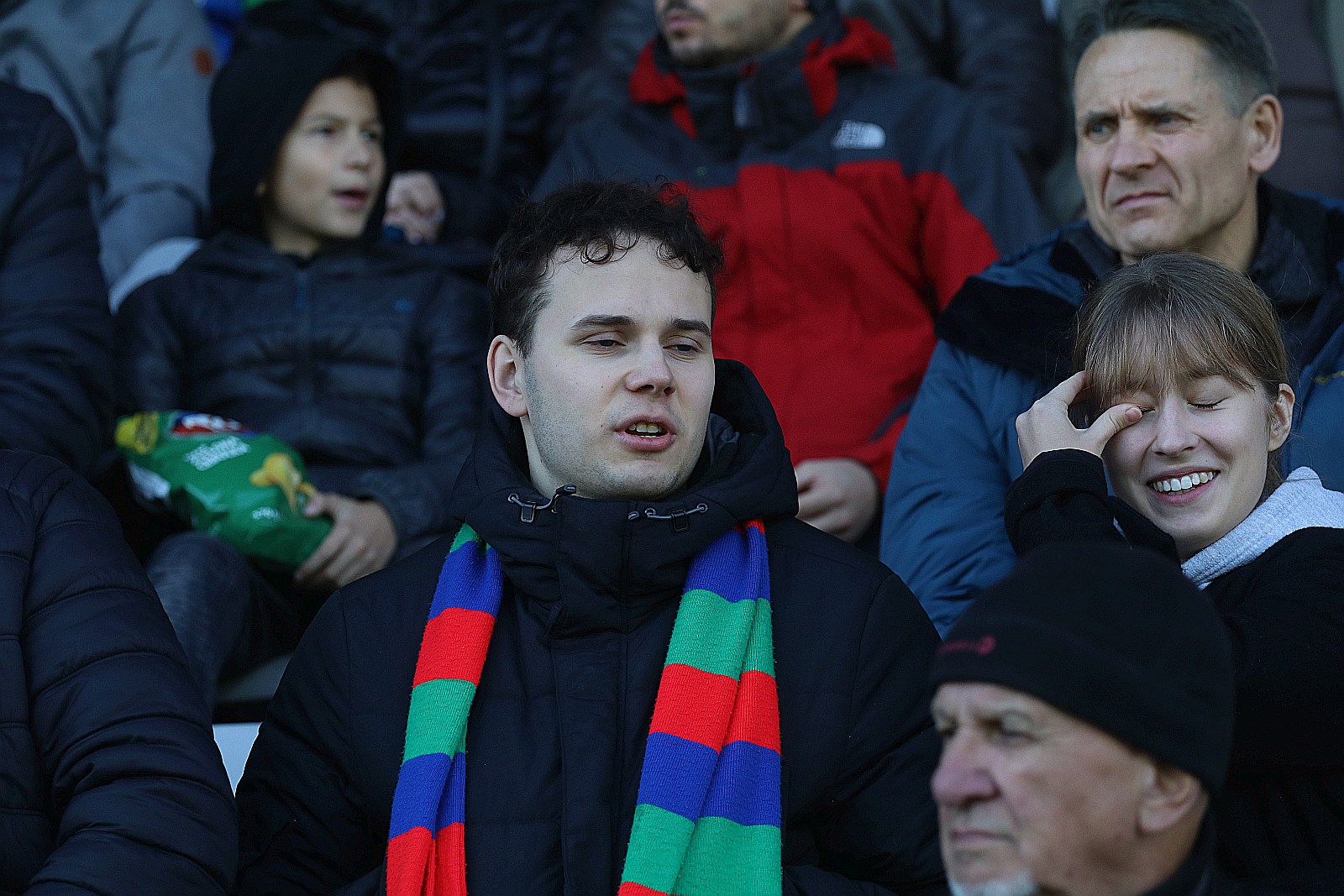 Kibice na meczu Miedź Legnica - Śląsk Wrocław