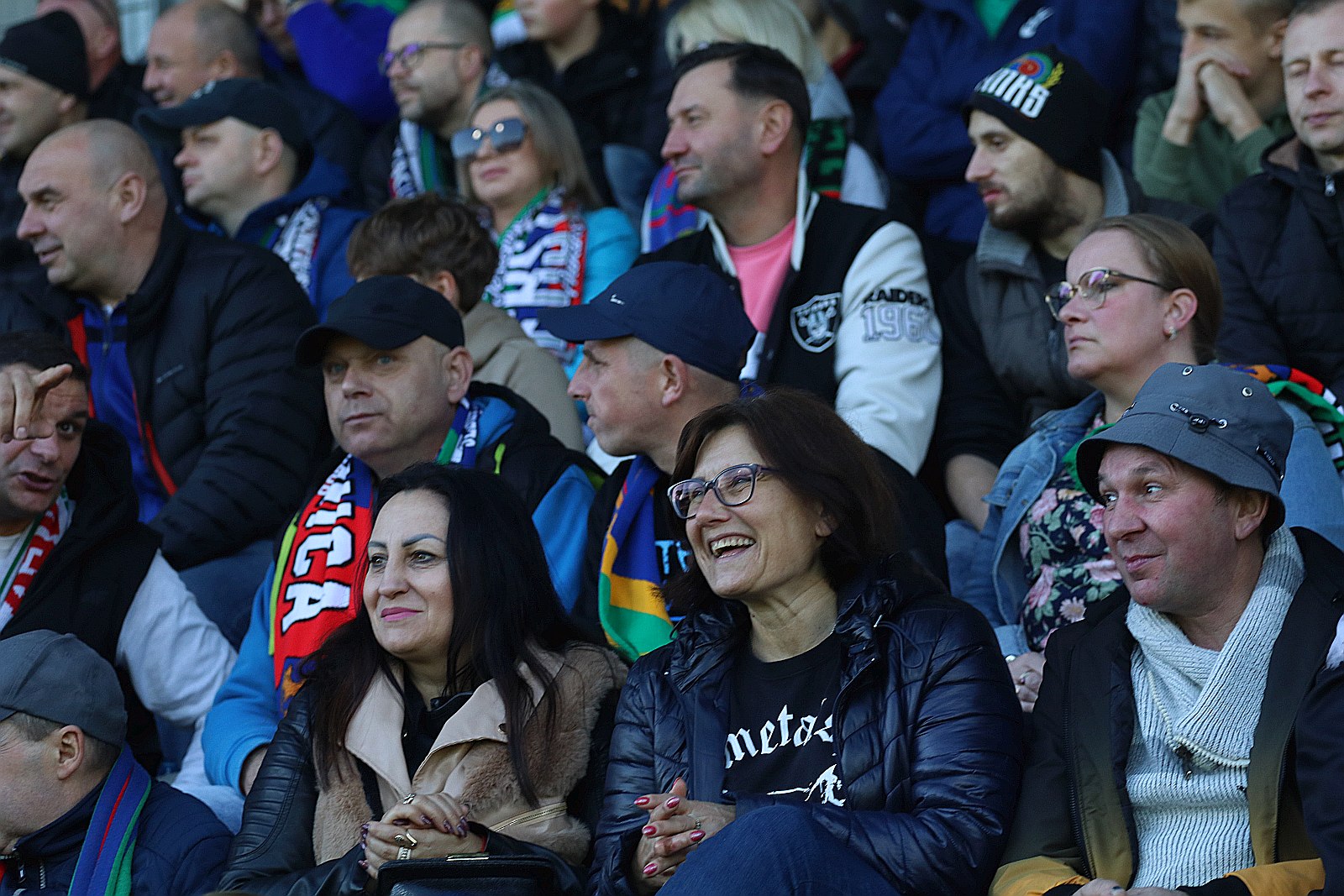 Kibice na meczu Miedź Legnica - Śląsk Wrocław