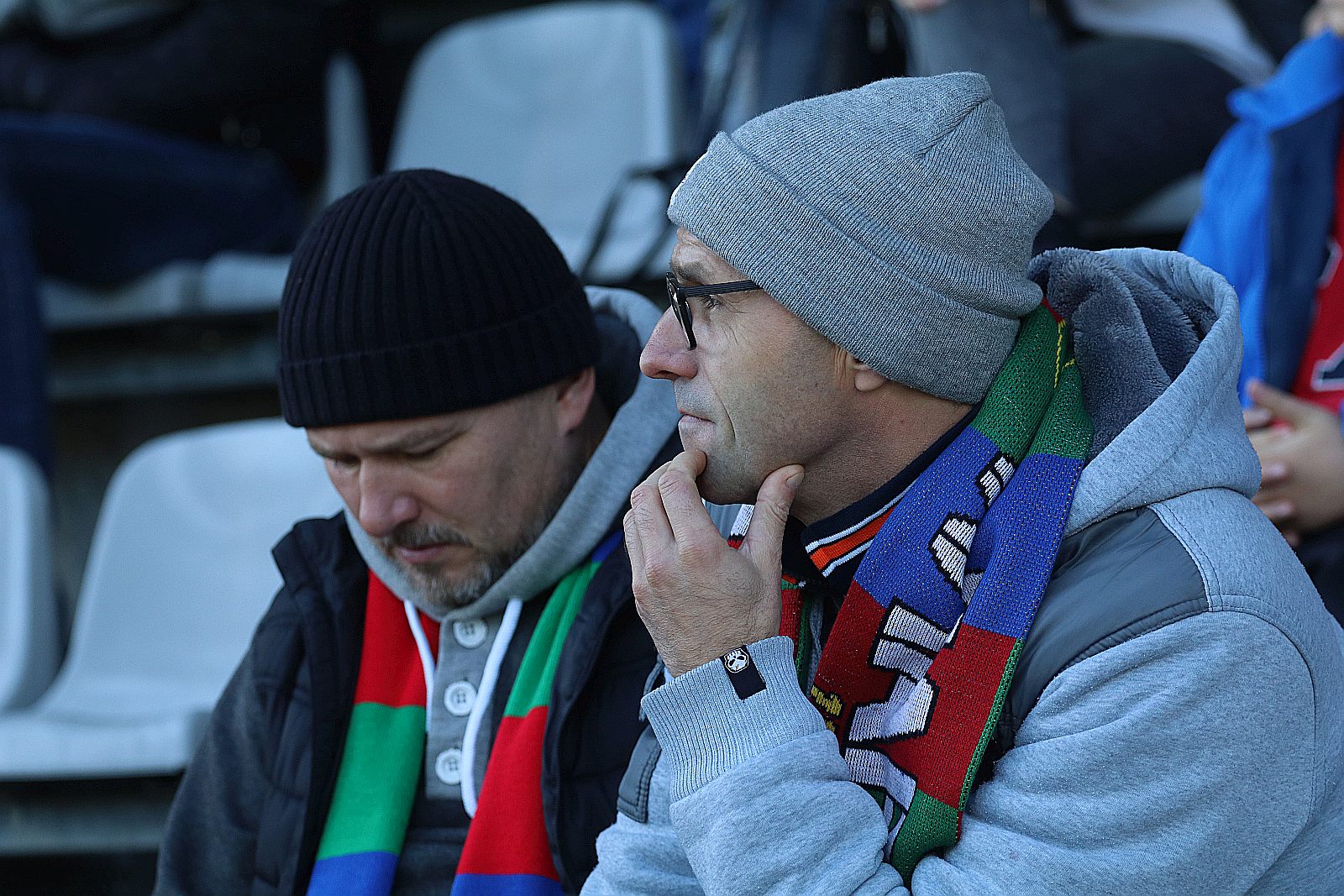 Kibice na meczu Miedź Legnica - Śląsk Wrocław