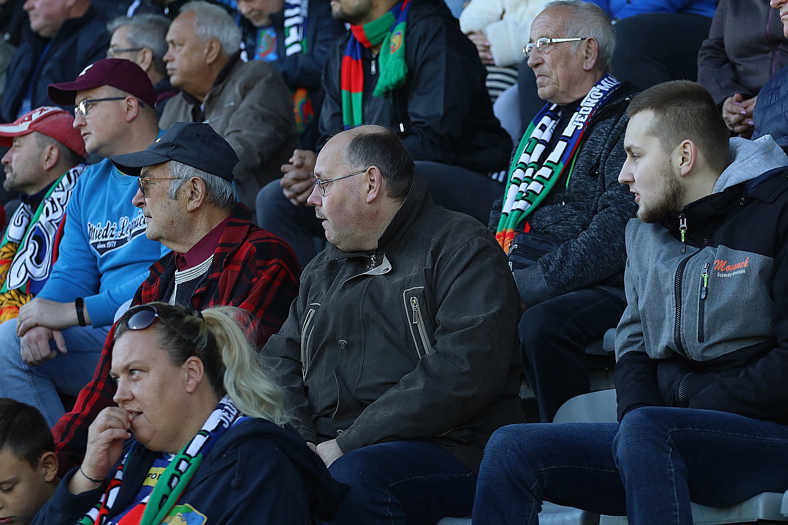Kibice na meczu Miedź Legnica - Śląsk Wrocław