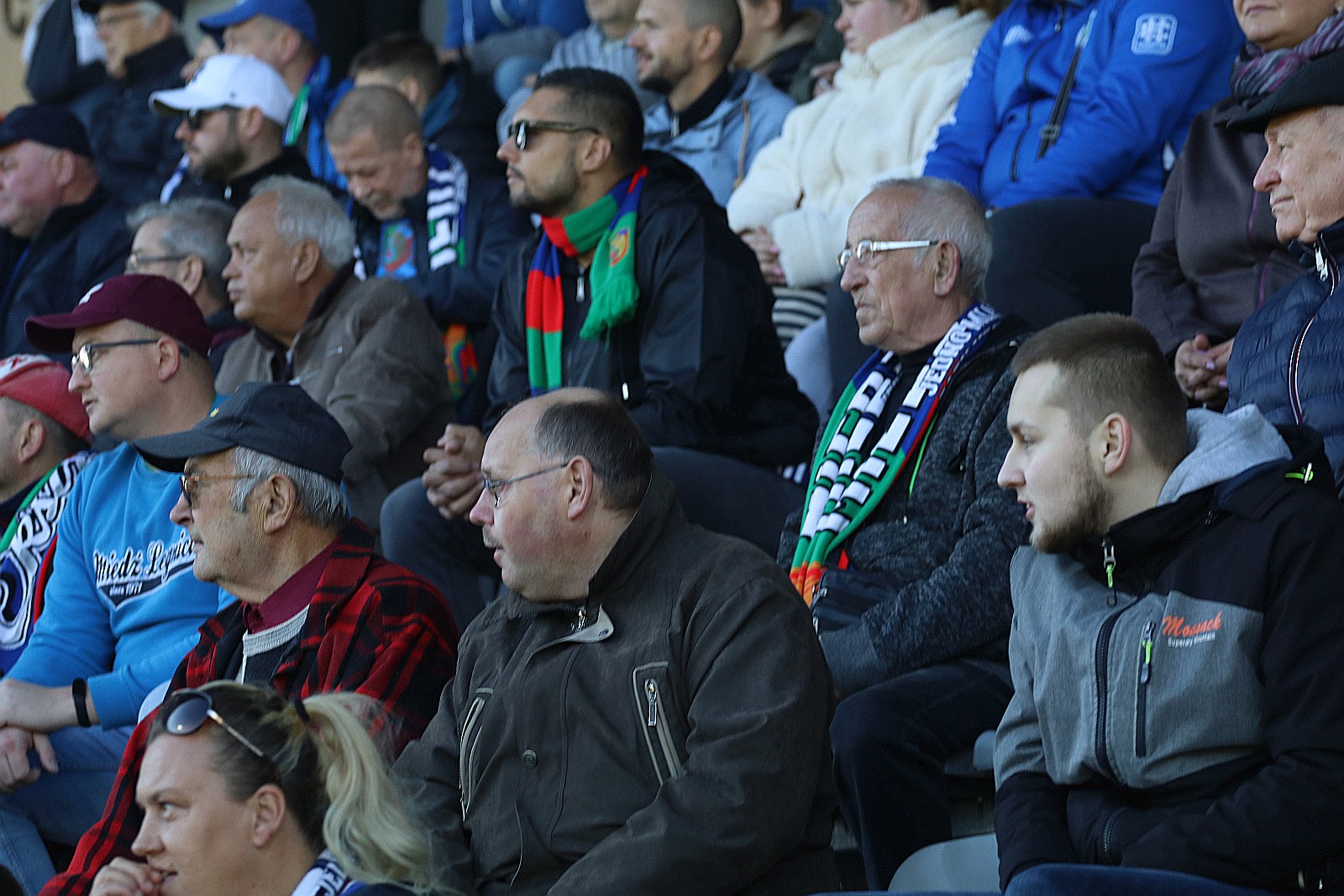 Kibice na meczu Miedź Legnica - Śląsk Wrocław