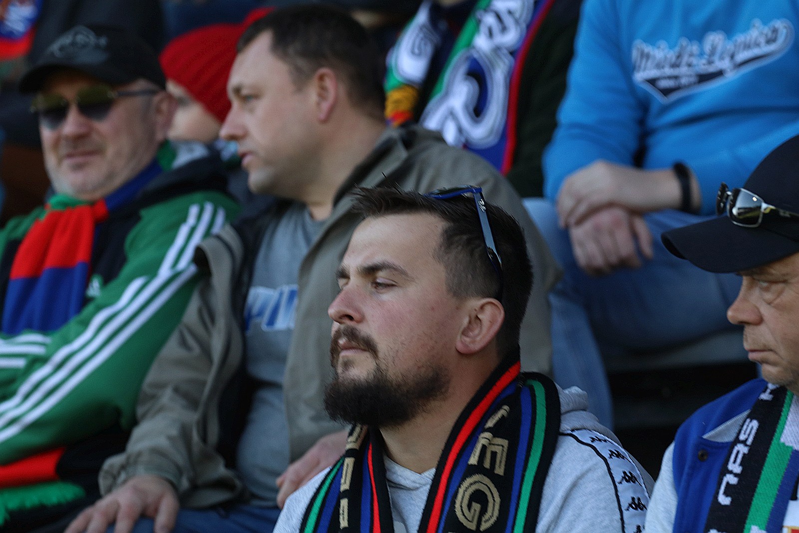 Kibice na meczu Miedź Legnica - Śląsk Wrocław