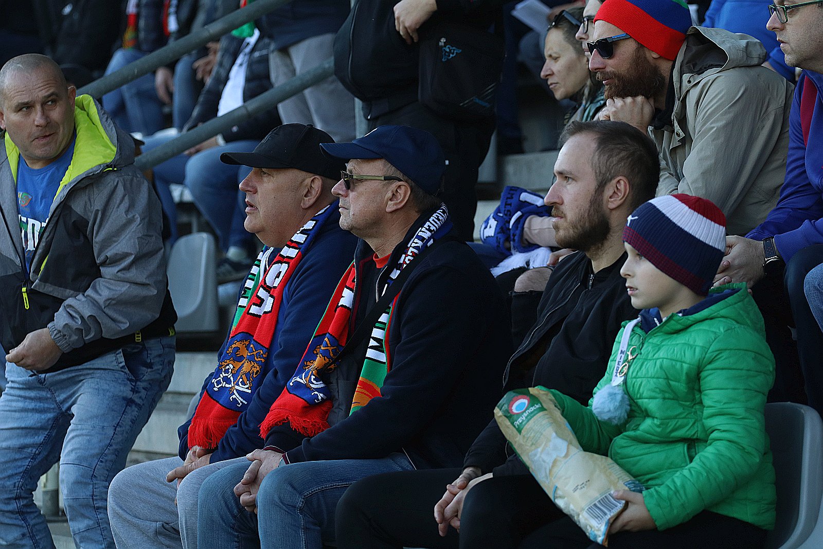 Kibice na meczu Miedź Legnica - Śląsk Wrocław
