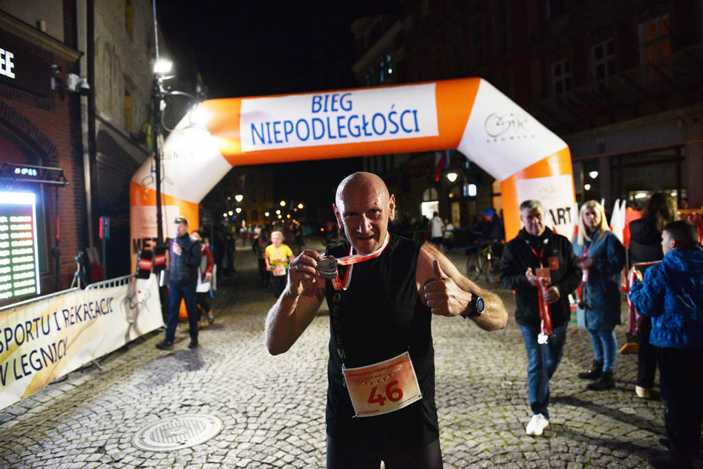 Jan Kaczor triumfatorem Legnickiego Biegu Niepodległości