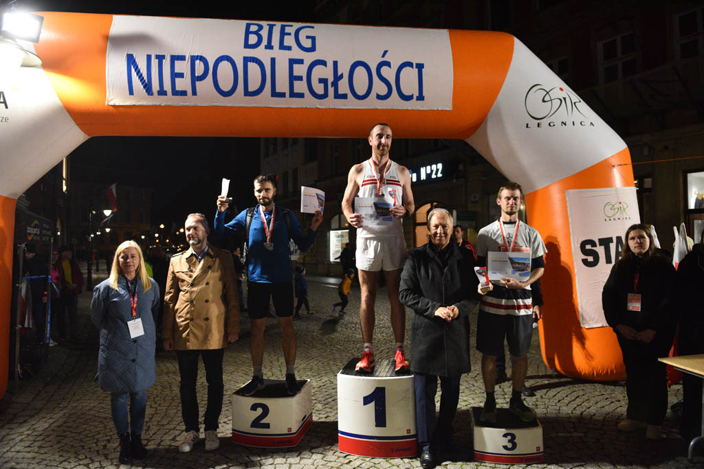 Jan Kaczor triumfatorem Legnickiego Biegu Niepodległości