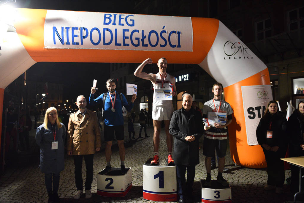 Jan Kaczor triumfatorem Legnickiego Biegu Niepodległości