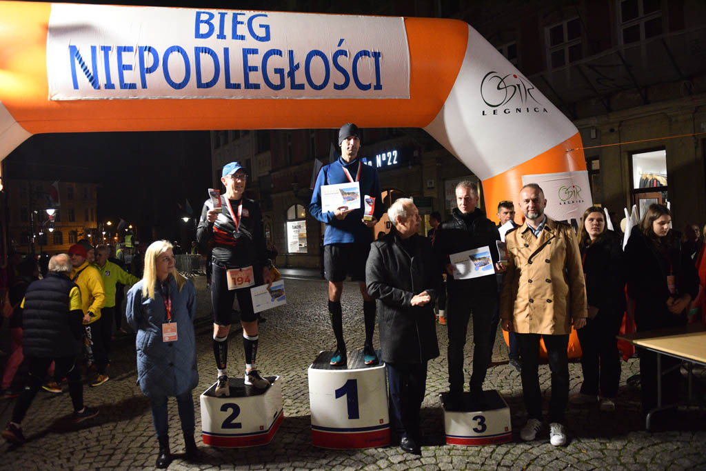 Jan Kaczor triumfatorem Legnickiego Biegu Niepodległości