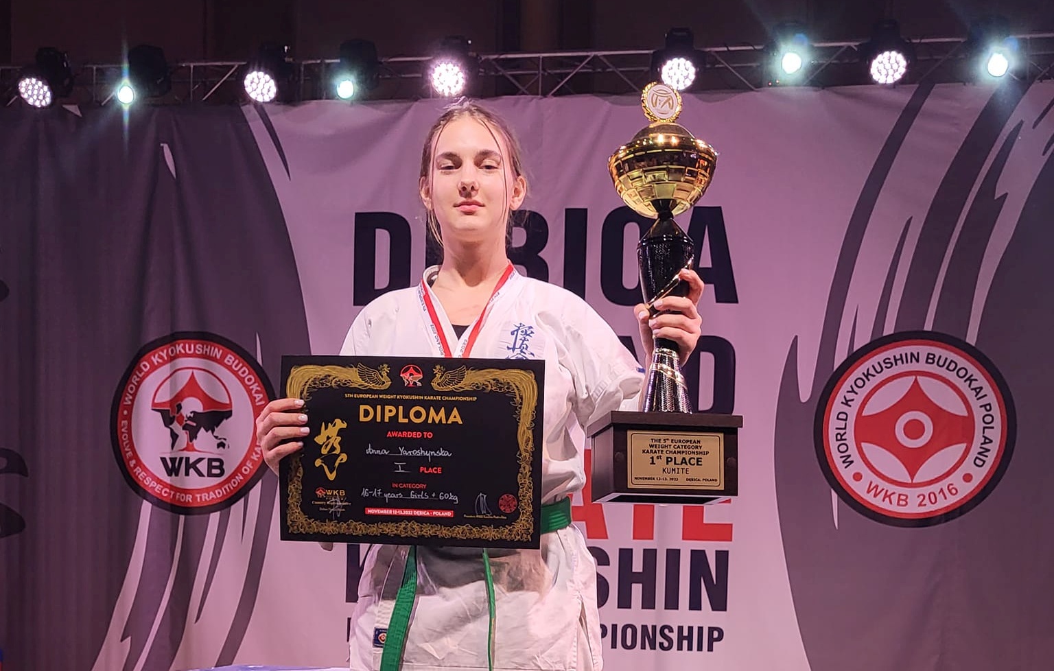 Medale legniczan w Mistrzostwach Europy Karate Kyokushin
