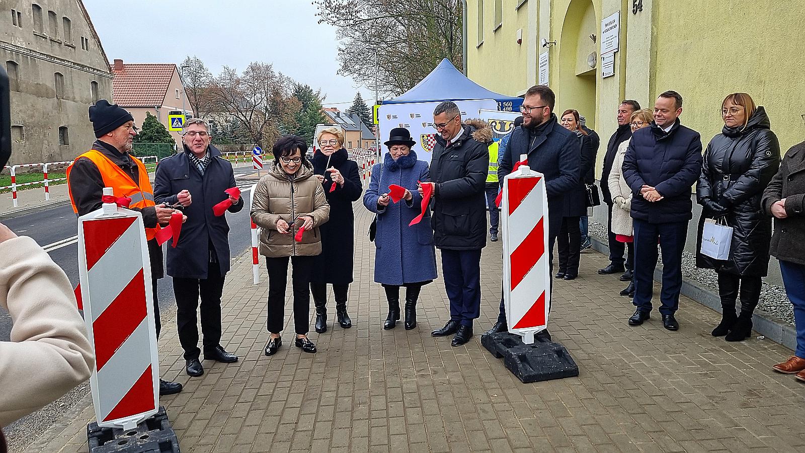 Droga w Koskowicach otwarta. Spełnia najwyższe standardy