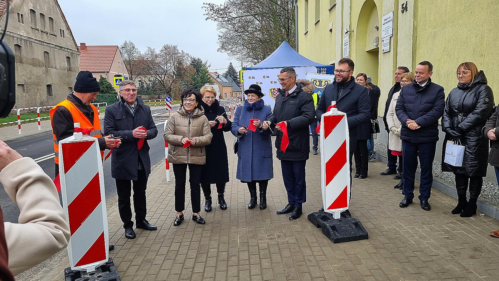 Droga w Koskowicach otwarta. Spełnia najwyższe standardy