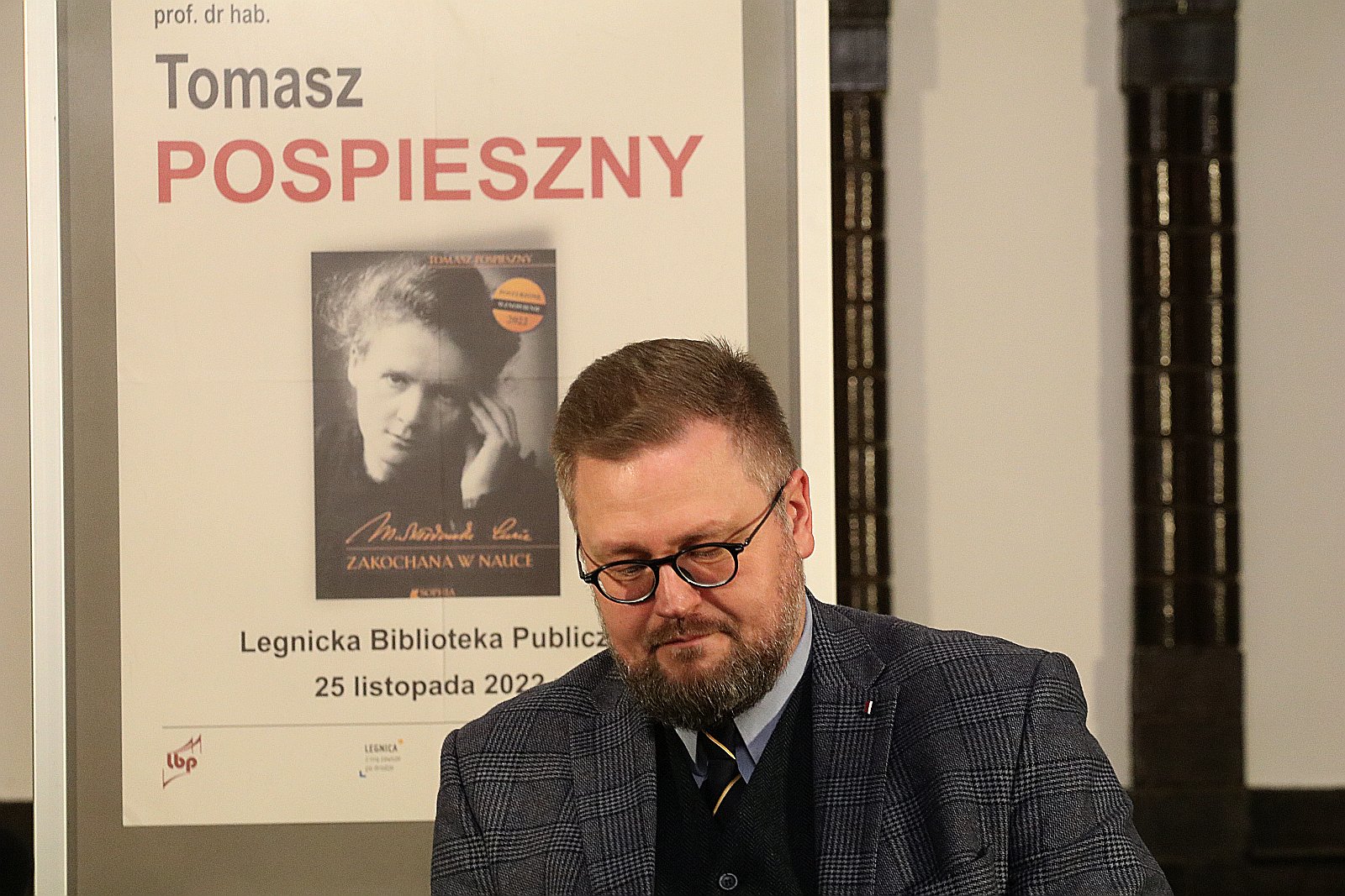 Tomasz Pospieszny „zakochany” w Marii Skłodowskiej-Curie