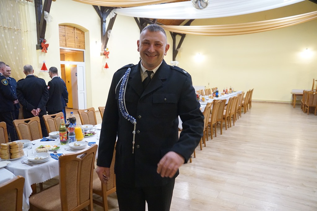 Spotkanie opłatkowe Ochotniczej Straży Pożarnej w  Kunicach