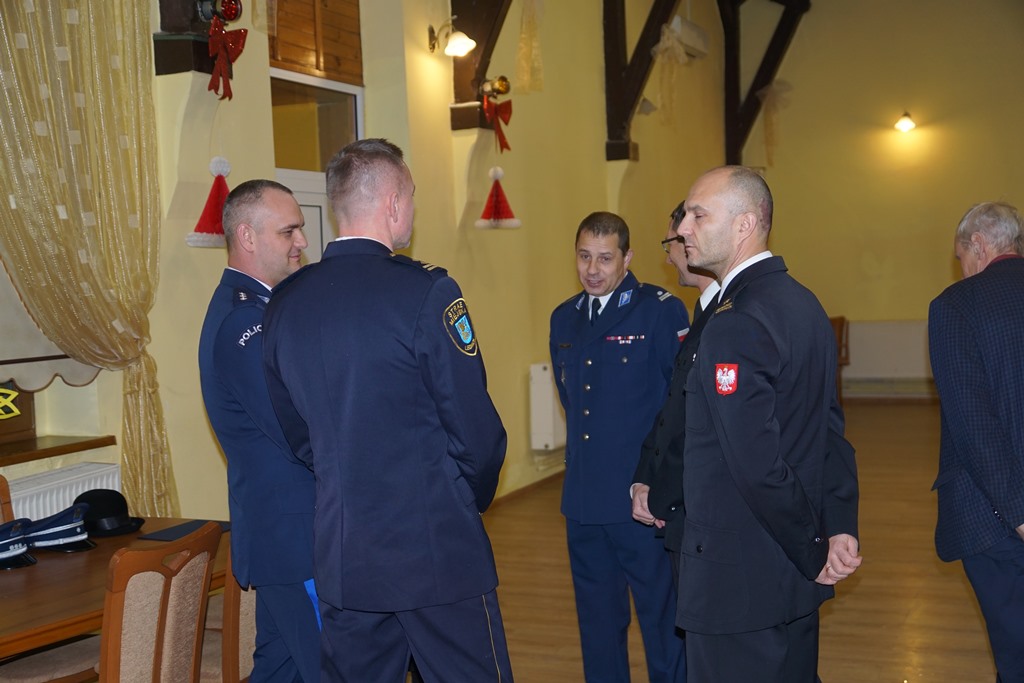 Spotkanie opłatkowe Ochotniczej Straży Pożarnej w  Kunicach