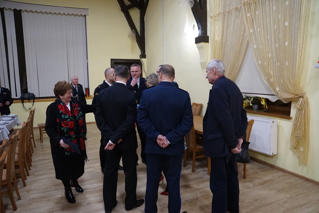 Spotkanie opłatkowe Ochotniczej Straży Pożarnej w  Kunicach