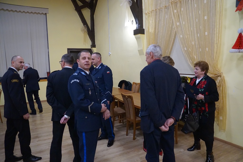 Spotkanie opłatkowe Ochotniczej Straży Pożarnej w  Kunicach