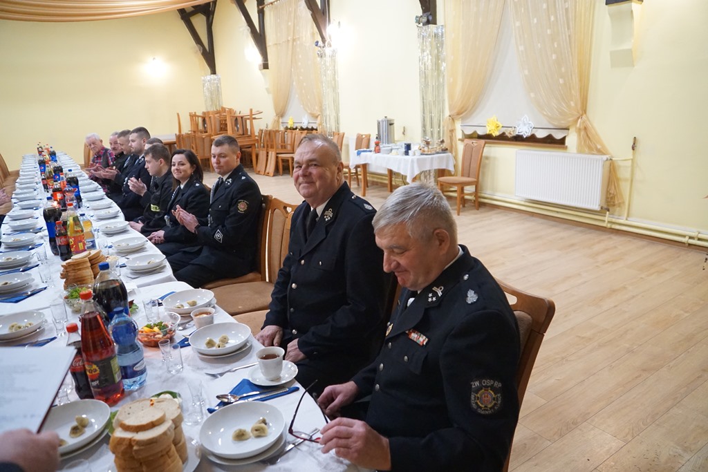 Spotkanie opłatkowe Ochotniczej Straży Pożarnej w  Kunicach