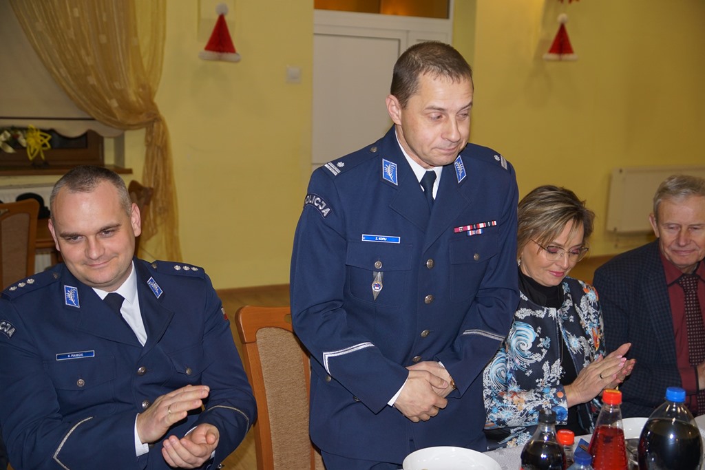 Spotkanie opłatkowe Ochotniczej Straży Pożarnej w  Kunicach
