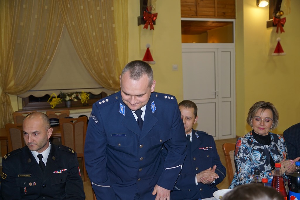 Spotkanie opłatkowe Ochotniczej Straży Pożarnej w  Kunicach