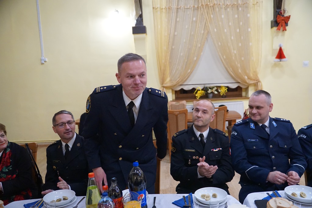 Spotkanie opłatkowe Ochotniczej Straży Pożarnej w  Kunicach