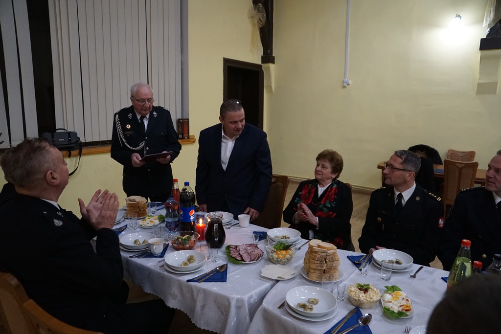 Spotkanie opłatkowe Ochotniczej Straży Pożarnej w  Kunicach