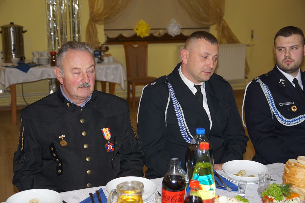 Spotkanie opłatkowe Ochotniczej Straży Pożarnej w  Kunicach
