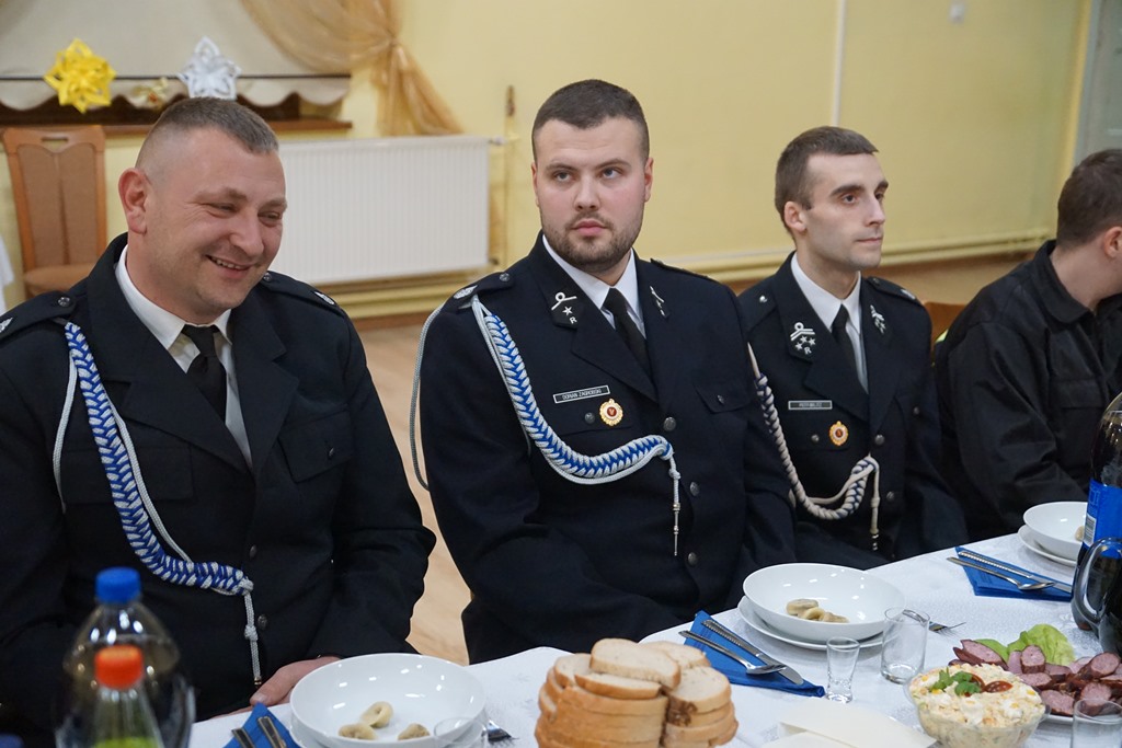Spotkanie opłatkowe Ochotniczej Straży Pożarnej w  Kunicach