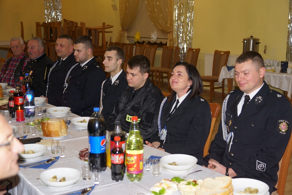 Spotkanie opłatkowe Ochotniczej Straży Pożarnej w  Kunicach