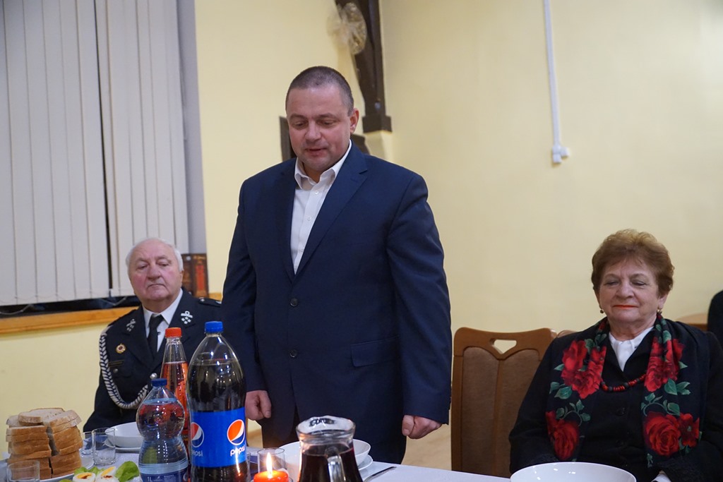 Spotkanie opłatkowe Ochotniczej Straży Pożarnej w  Kunicach