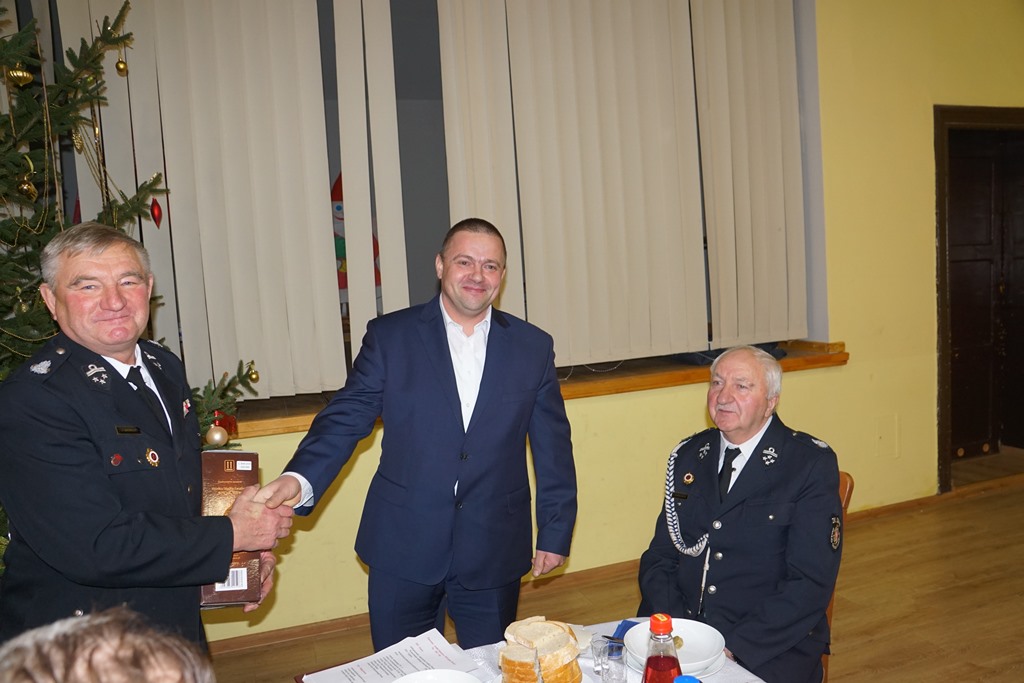 Spotkanie opłatkowe Ochotniczej Straży Pożarnej w  Kunicach