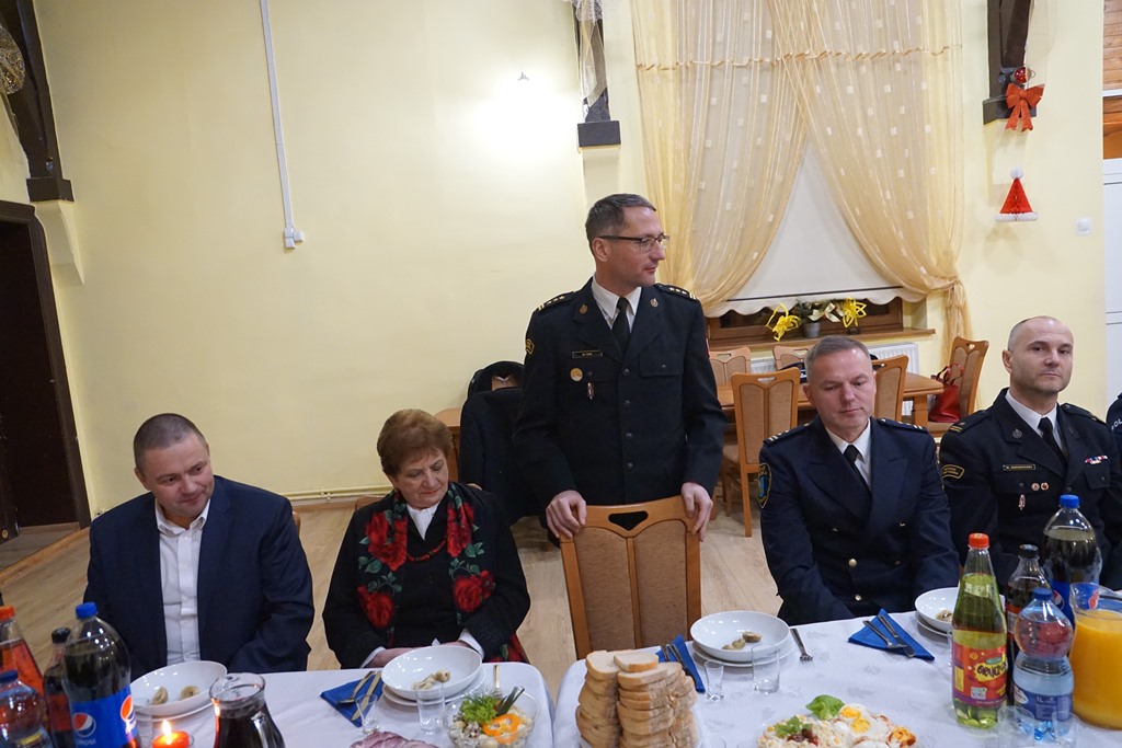 Spotkanie opłatkowe Ochotniczej Straży Pożarnej w  Kunicach