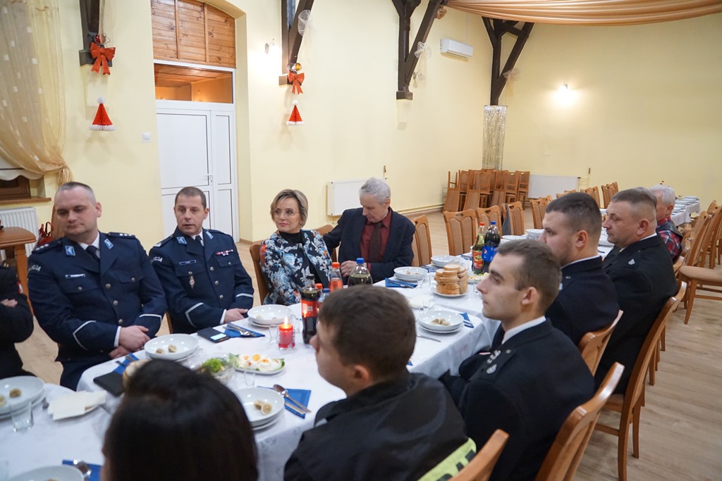Spotkanie opłatkowe Ochotniczej Straży Pożarnej w  Kunicach