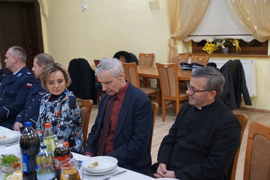 Spotkanie opłatkowe Ochotniczej Straży Pożarnej w  Kunicach