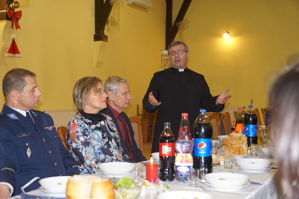 Spotkanie opłatkowe Ochotniczej Straży Pożarnej w  Kunicach