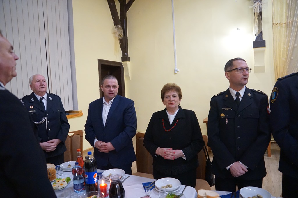 Spotkanie opłatkowe Ochotniczej Straży Pożarnej w  Kunicach