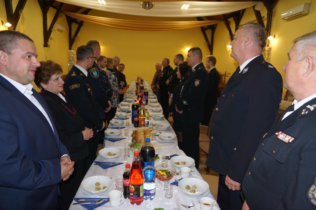 Spotkanie opłatkowe Ochotniczej Straży Pożarnej w  Kunicach
