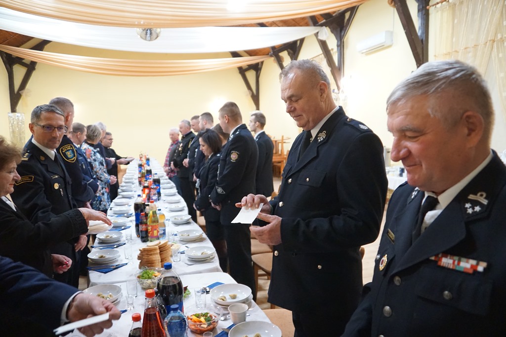 Spotkanie opłatkowe Ochotniczej Straży Pożarnej w  Kunicach