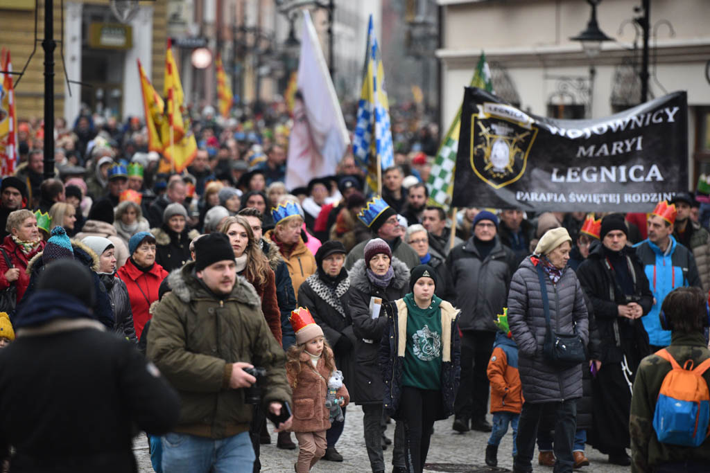 Ulicami Legnicy przeszedł Orszak Trzech Króli