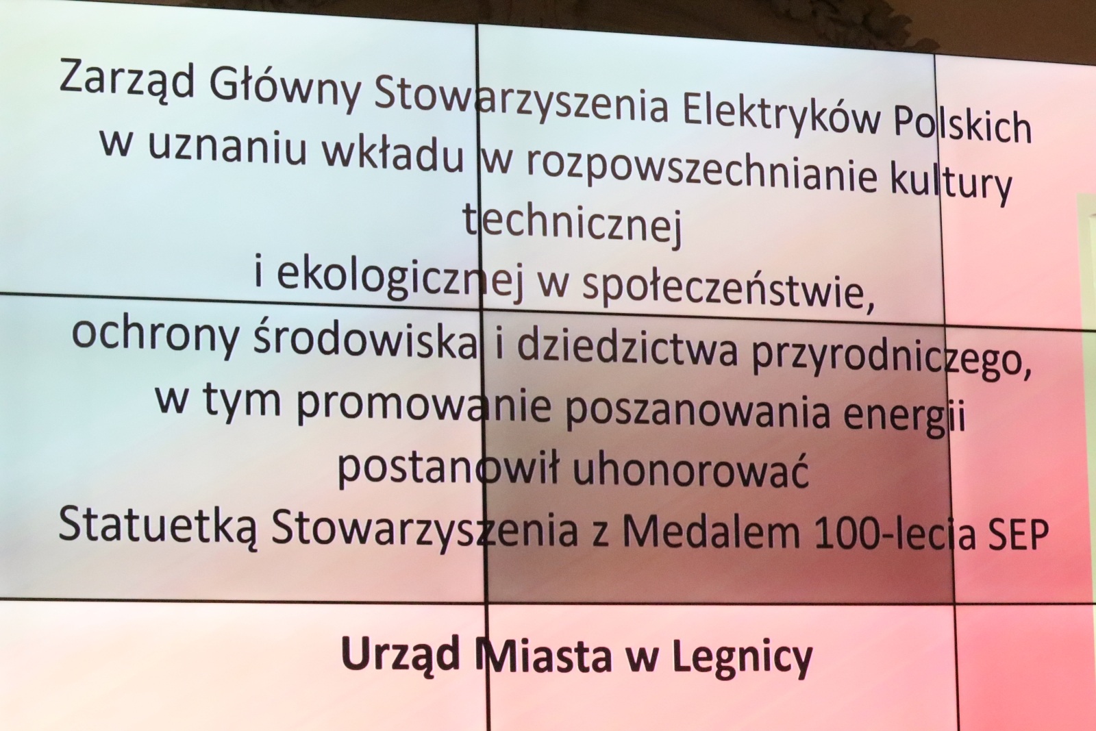 Gala zorganizowana przez Stowarzyszenie Elektryków Polskich